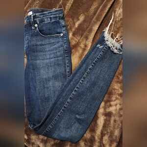 Good American "Good Legs" size 4 dark blue jeans